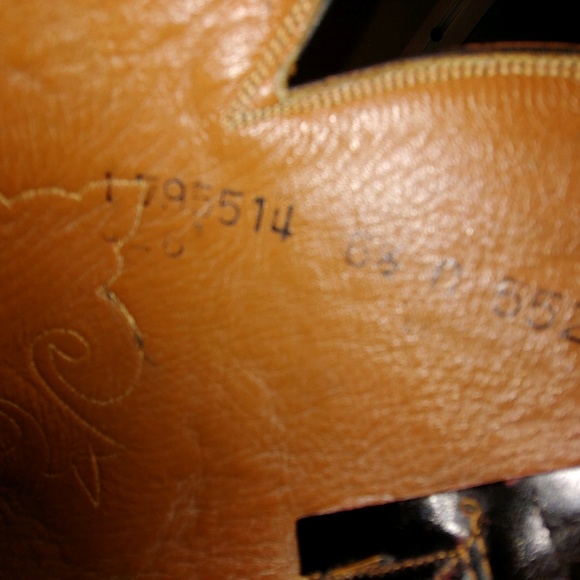 B10. Lucchese Vintage Cowboy Boots 6.5 men's = 8 Woman - Picture 7 of 7